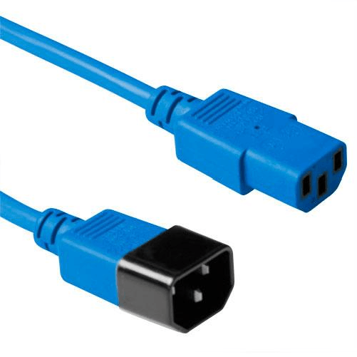 Microconnect ACT C13 - C14, 1.80m Blu 1,8 m Accoppiatore C13 Accoppiatore C14 ACT C13 - C14, 1.80m Blu 1,8 m Accoppiatore C13 Accoppiatore C14