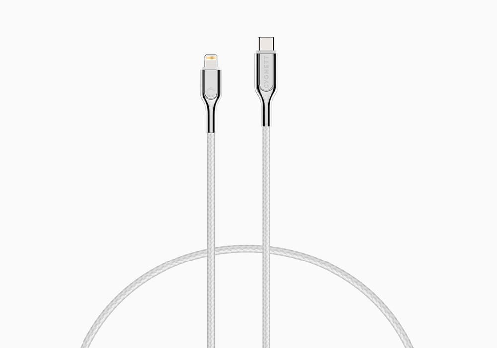 Cygnett CY2800PCCCL cavo Lightning 1 m Argento, Bianco