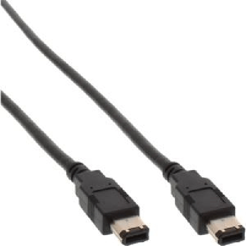 Delock Cavo Delock FireWire 6 pin maschio 6 pin maschio 05 m DeLOCK 83273 cavo firewire 0,5 m 6-p Nero
