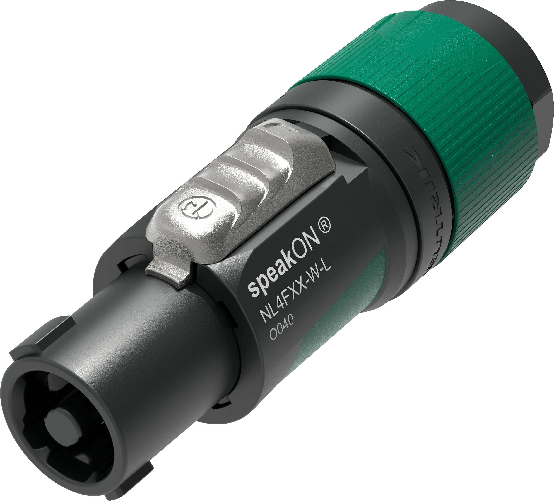 Neutrik AV Link 763.482UK cavo di collegamento Nero, Verde AV Link 763.482UK cavo di collegamento Nero, Verde