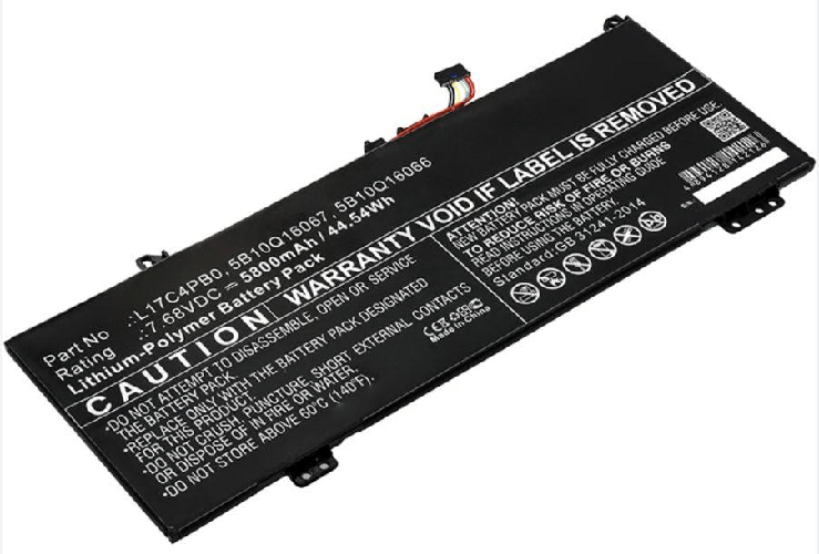 Lenovo 5B10Q16066 ricambio per notebook Batteria (530S SP/A L17M4PB0 - 7.68V45Wh4cell bty - Warranty 6M) Lenovo 5B10Q16066 ricambio per laptop Batteri