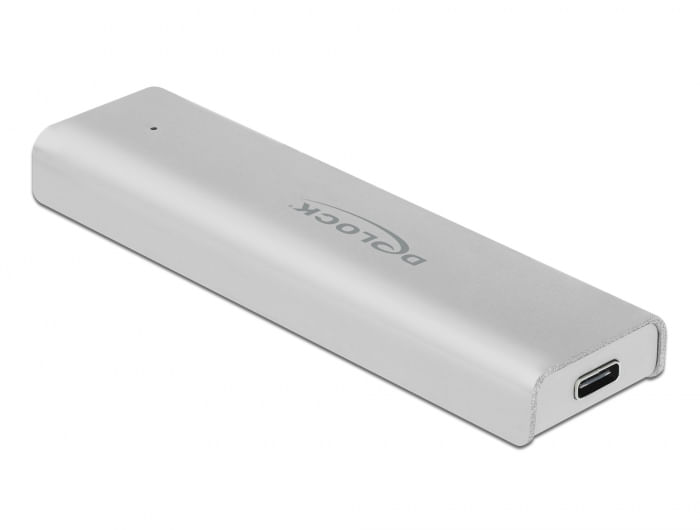 Delock Contenitore esterno per SSD M.2 NVMe PCIe con SuperSpeed USB 10 Gbps (USB 3.2 Gen 2) USB Type-C femmina Delock Contenitore esterno per SSD M.2