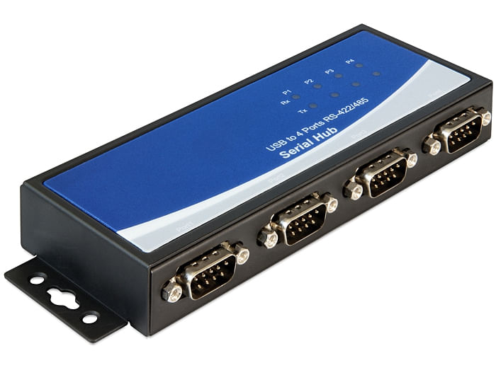 Delock Mit dem USB 2.0 zu Seriell Adapter knnen Sie bis zu vier serielle Gerte ber einen USB Port anschlieen. DeLOCK 87587 convertitore/ripetitore/iso