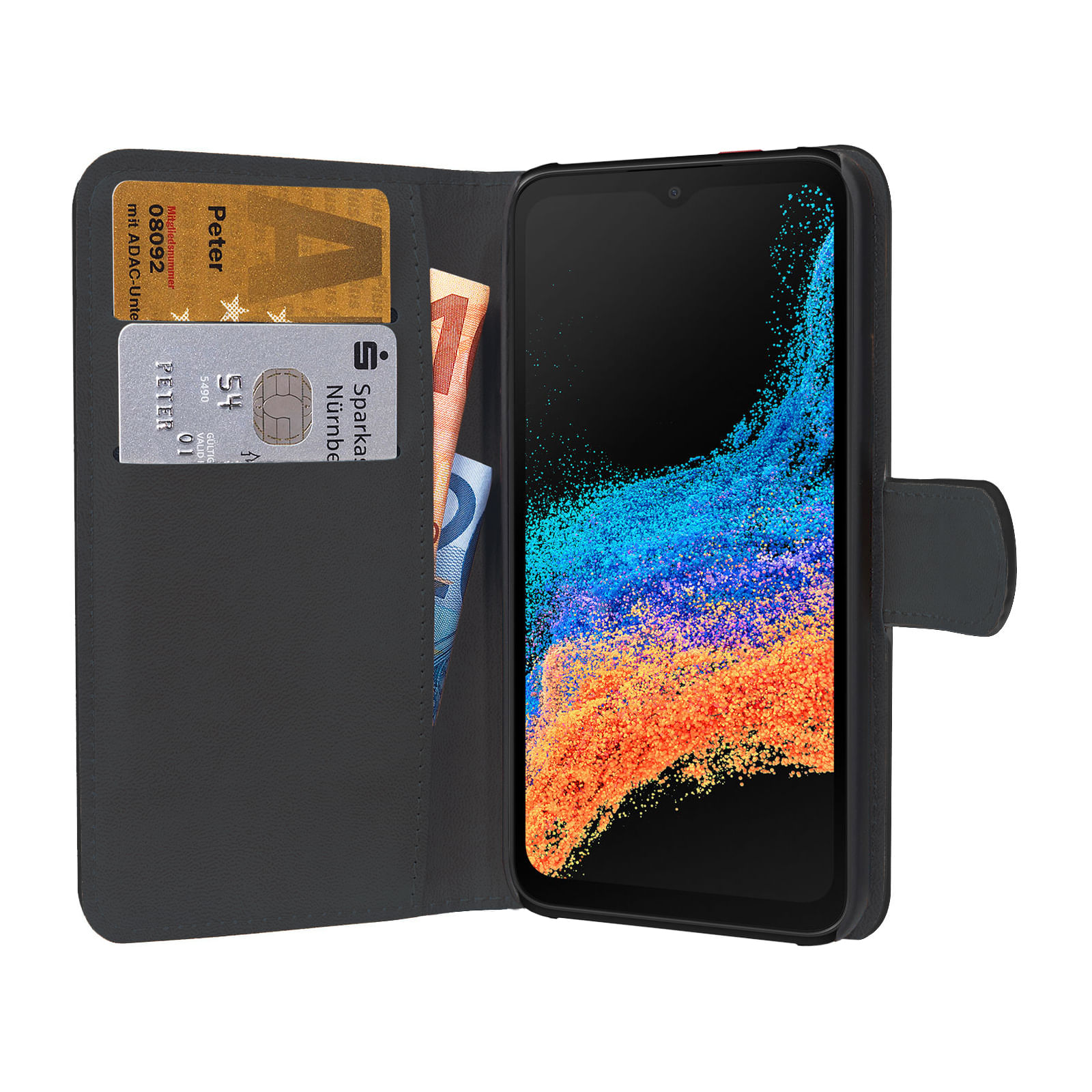 PEDEA Custodia protettiva stile libro per Samsung Galaxy Xcover 6 Pro (Nero) PEDEA 11160910 custodia per cellulare 16,8 cm (6.6") Custodia a libro Ner