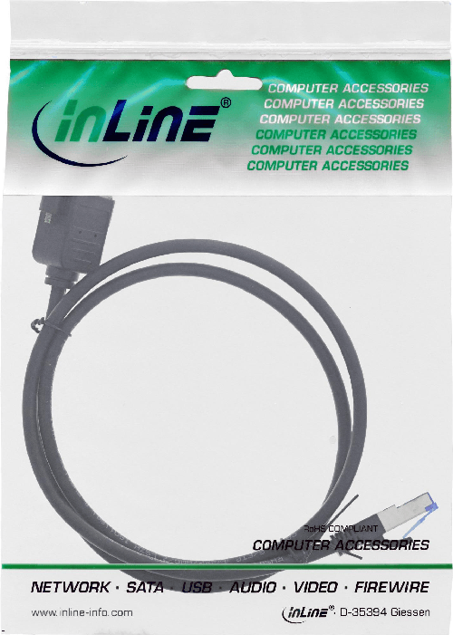 InLine cavo patch prolunga, S/FTP (PiMf), Cat.6A, senza alogeni, rame, 2m