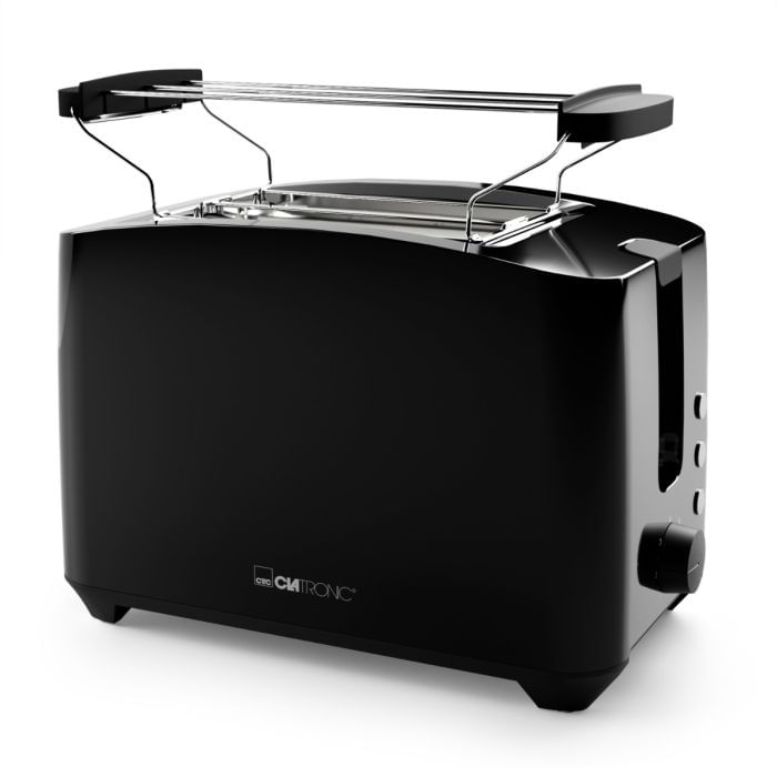 Clatronic TA 3801 2 fetta/e 750 W Nero