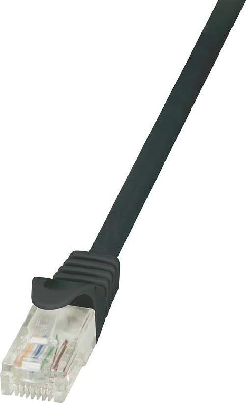 Logilink - Cavo patch - RJ-45 (M) - RJ-45 (M) - 75 m - UTP - CAT 5e - Nero (CP1083U) LogiLink 7.5m Cat.5e U/UTP RJ45 cavo di rete Nero 7,5 m Cat5e U/F