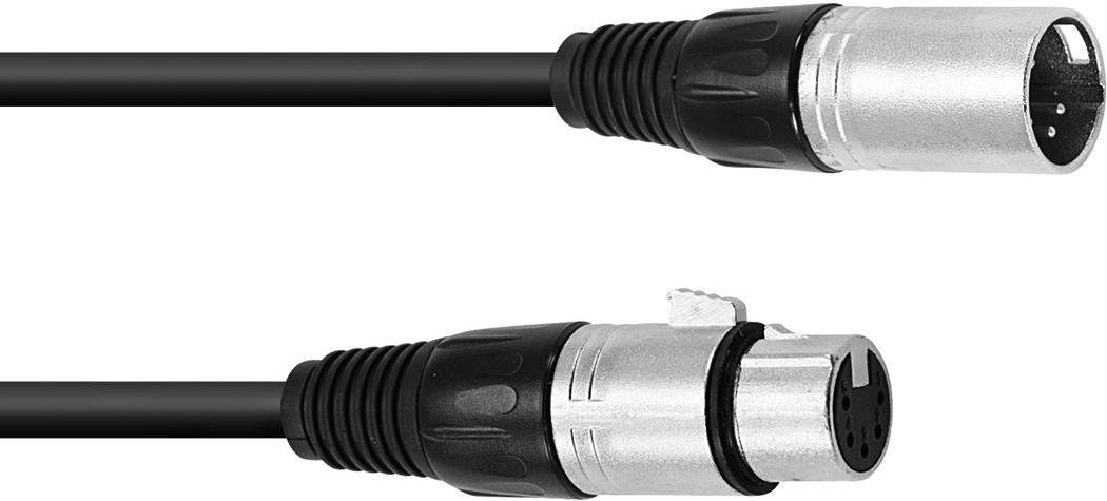 Omnitronic 30220761 XLR Verbindungskabel [1x XLR-Stecker 5 polig - 1x XLR-Buchse 5 polig] 0