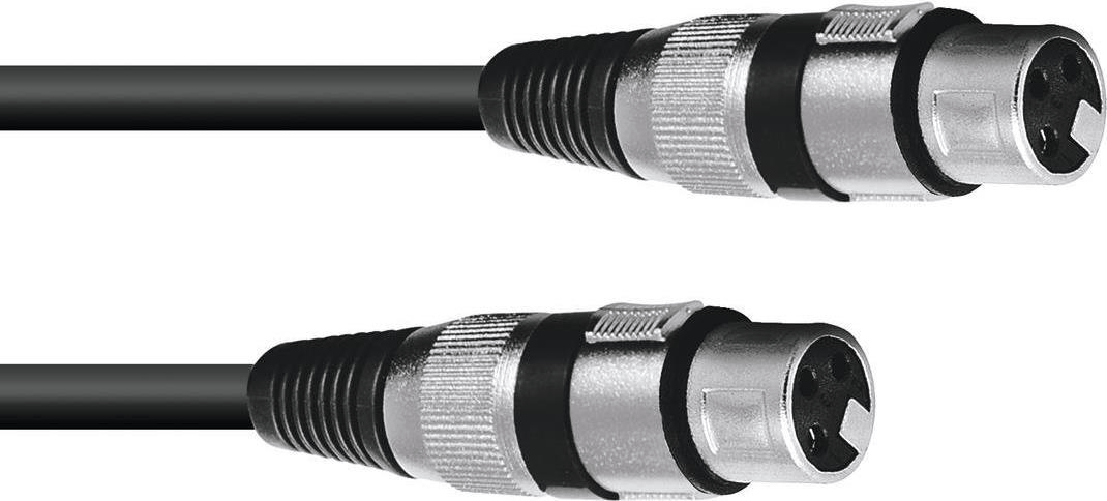 Omnitronic 3022075C XLR Adapterkabel [1x XLR-Buchse 3 polig - 1x XLR-Buchse 3 polig] 0