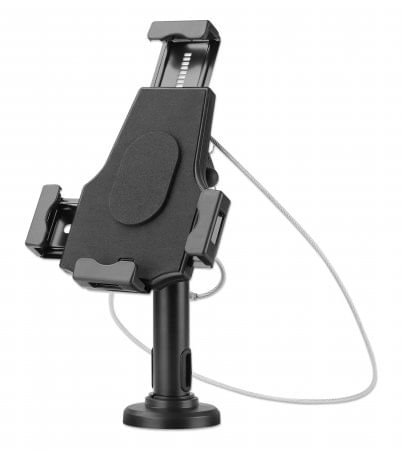 Manhattan 462112 supporto per personal communication Supporto passivo Tablet/UMPC Nero (iPad & Tablet Desk Stand Lockabl Manhattan 462112 supporto per