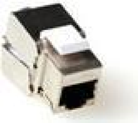 ACT CAT5E Keystone Jack full shielded punch down. Type: CAT5E Keystone shielded c5e punchd. (TD5021)