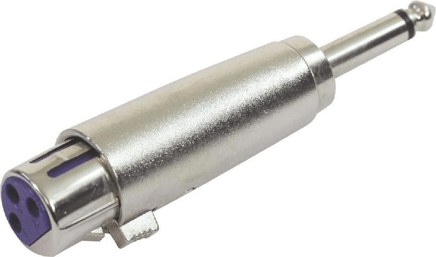 Omnitronic 30226400 adattatore XLR 1x presa XLR a 3 poli - 1x spina jack 63 mm (mono) (30226400)