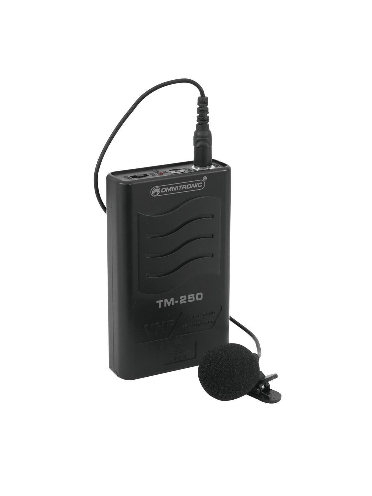 Omnitronic 13075006 trasmettitore per microfono senza fili Trasmettitore bodypack
