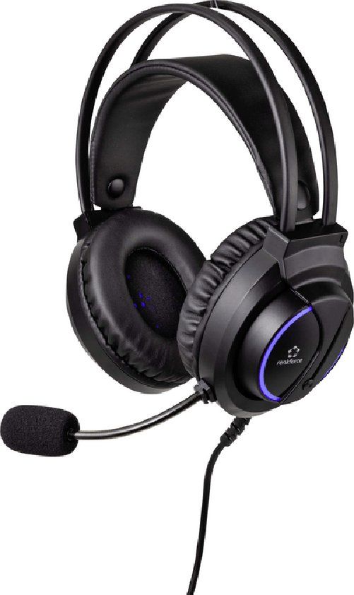 RenkForce RF-GHD-200 Affiorle da gioco 35 mm in linea legata sul nero (RF-4549044)