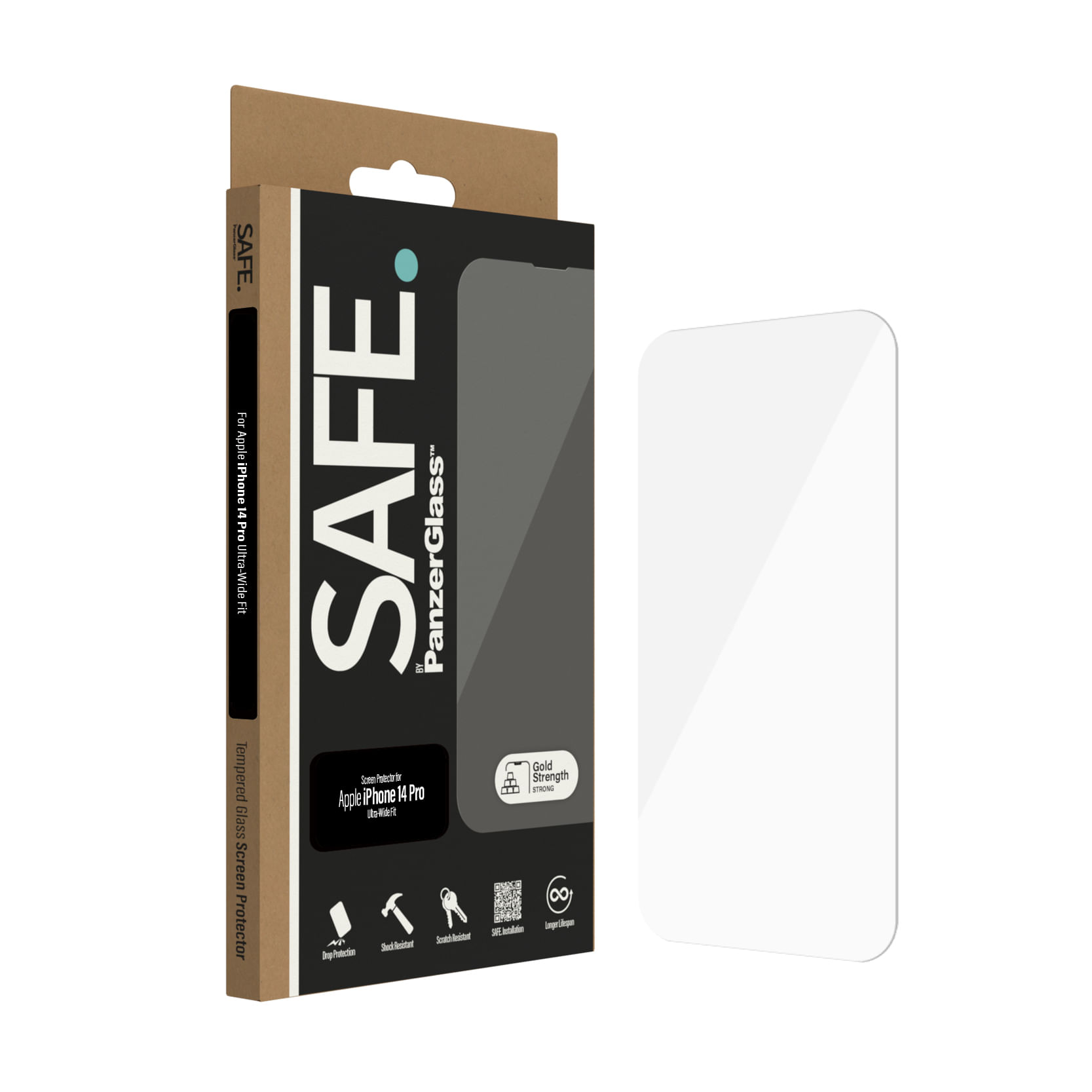 PanzerGlass SAFE95149 protezione per lo schermo e il retro dei telefoni cellulari Pellicola proteggischermo trasparente Apple 1 pz