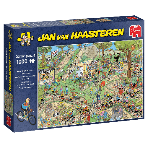Jumbo Spiele Jan van Haasteren World Championships Cyclocross 1000 pcs Puzzle 1000 pz Cartoni