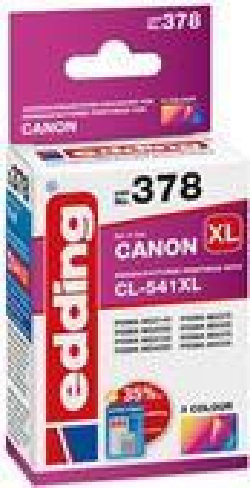 EDDING Cartuccia stampante Edding EDD-378 1 pz. Compatibile Alta (XL) Resa Ciano - Magenta - Giallo (18
