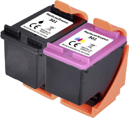 Renkforce Il pacchetto combinato di inchiostri Renkforce sostituisce HP 301 (N9J72AE