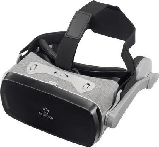 Renkforce Occhiali per realtà virtuale Renkforce RF-VRG-300 Nero-Grigio (RF-5051788)