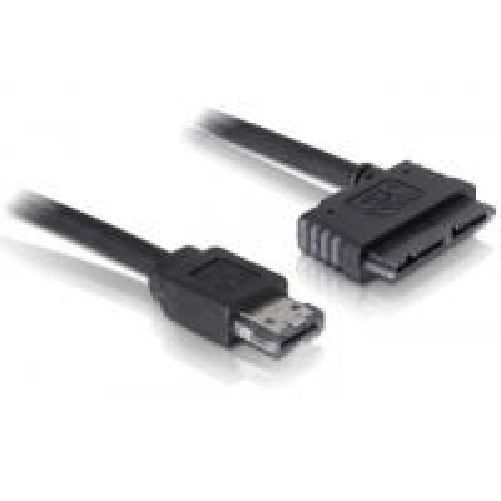 DeLock Power Over eSATA cable - Power Over eSATA-Kabel - 16-polig Micro SATA - 11-polig USB/eSATA 1 m DeLOCK Cable eSATAp / Micro SATA, 1m cavo SATA N