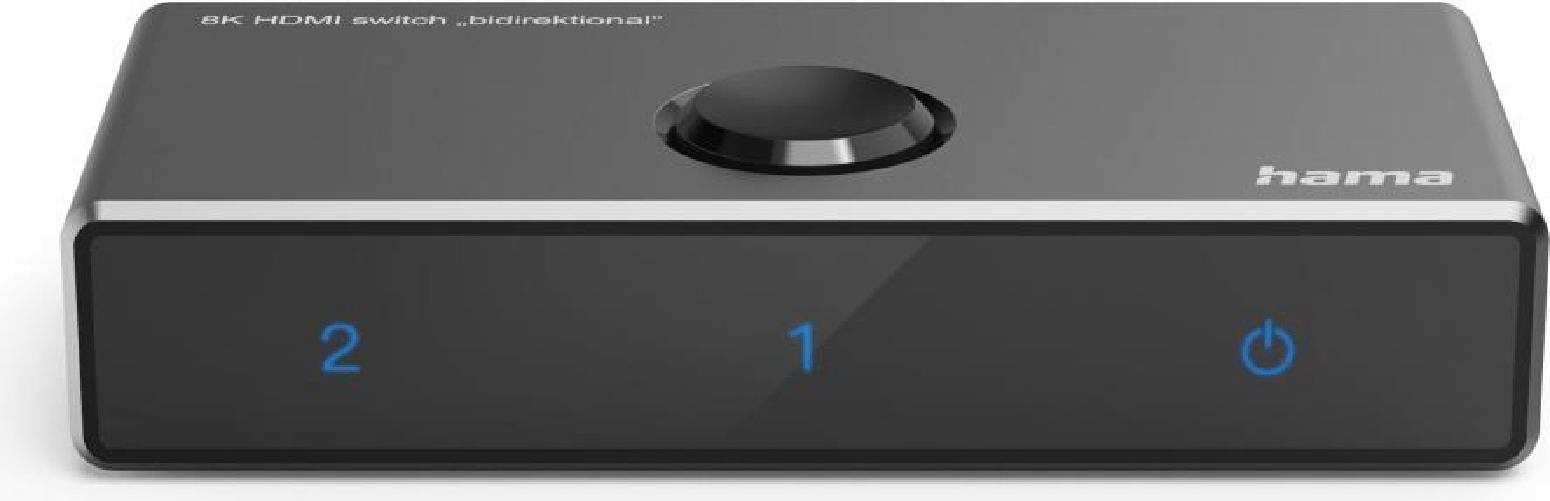 Hama 8K-HDMI -Switch bidirectional, 1 In 2 Out/2 In 1 Out (00205324)