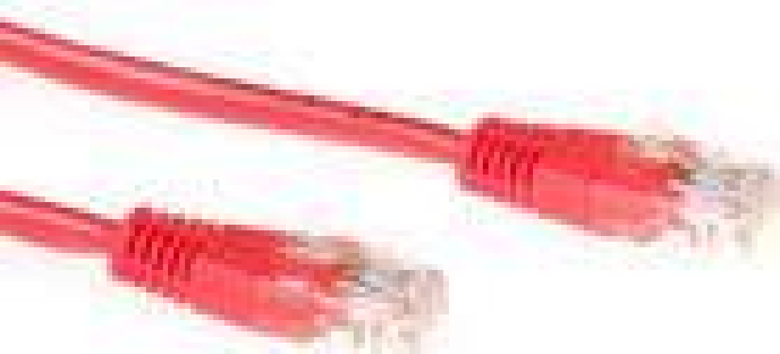 ACT Cavo patch ACT Red U/UTP CAT5E da 10 metri con connettori RJ45 CAT5E U/UTP RED 10.00M (IB5510)