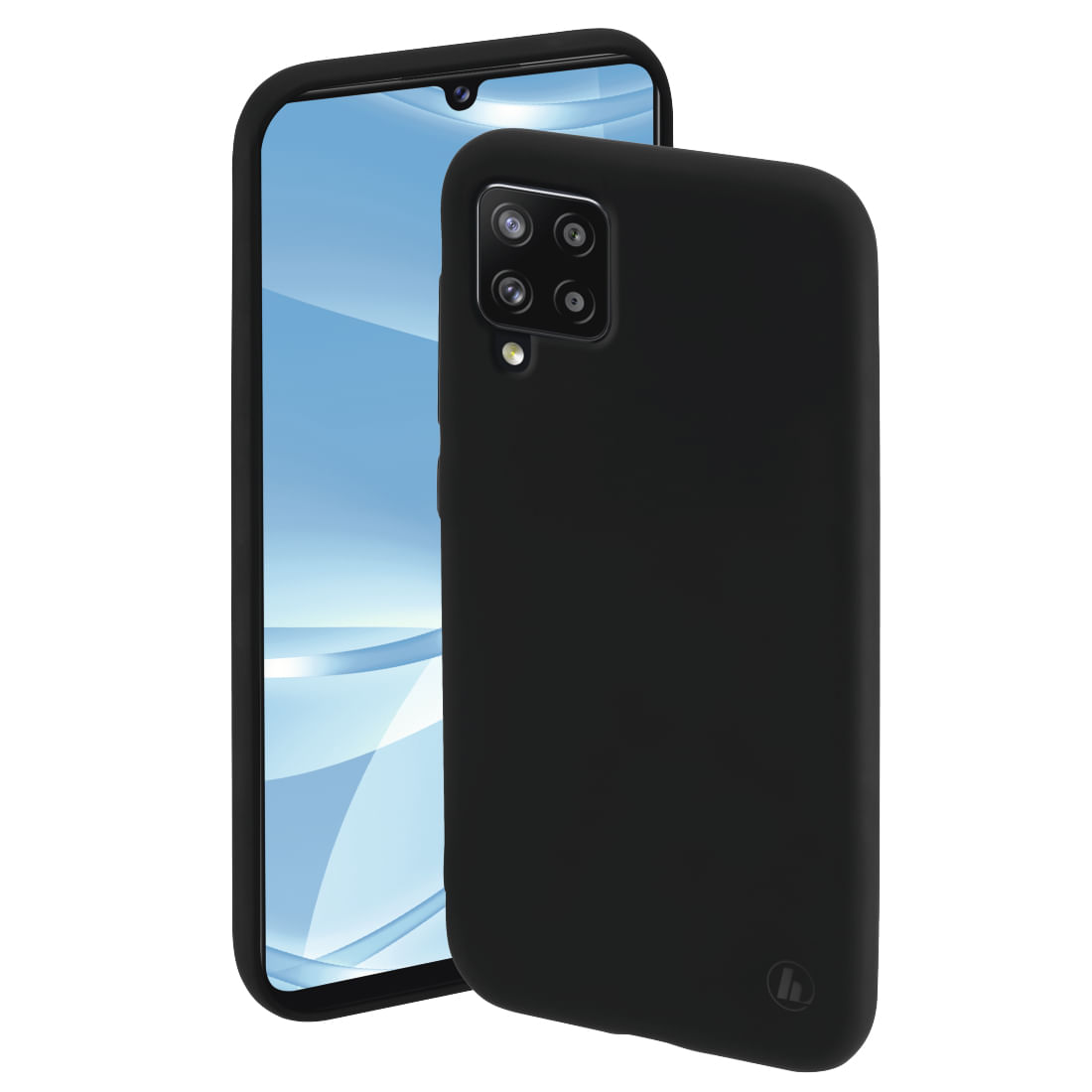 Hama Essential Line "Finest Feel" - Cover posteriore per cellulare - Poliuretano termoplastico (TPU) - Nero - per Samsun Hama Finest Feel custodia per