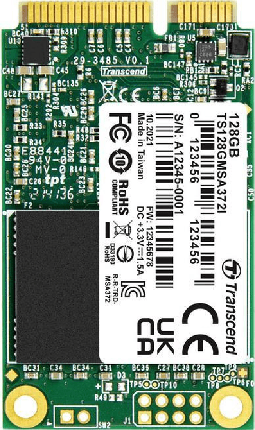 Transcend - SSD - 128 GB - intern - mSATA - SATA 6Gb/s