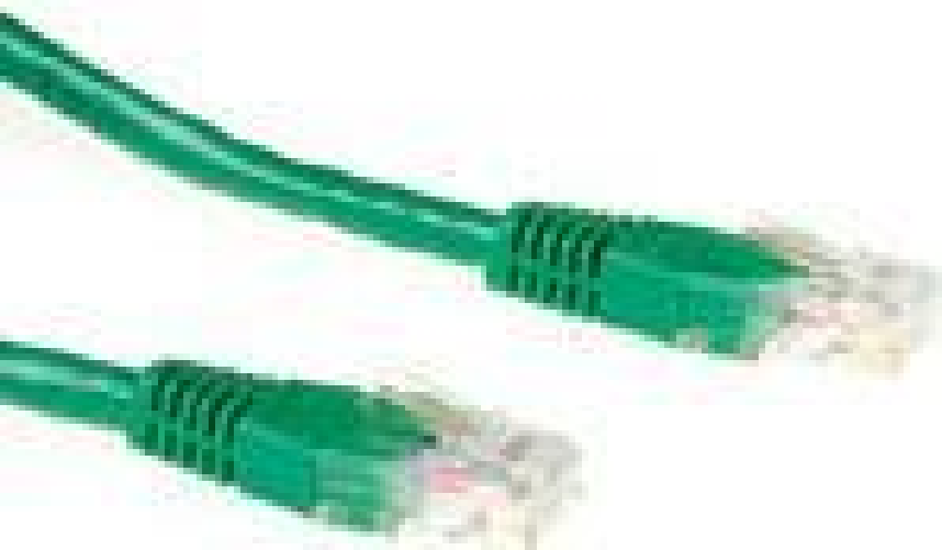 ACT Cavo patch antigroviglio U/UTP CAT6A ACT Green da 15 metri con connettori RJ45 CAT6A U/UTP