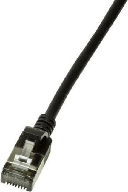 Logilink Cavo di rete LogiLink Slim U/FTP 3 m Cat6a U/FTP (STP) nero (CQ9063S)