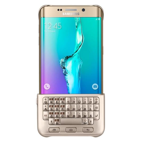 Samsung Cover per tastiera Samsung EJ-CG928 - QWERTZ - cover per tastiera - dorata - per Galaxy S6 edge Samsung CG928MFEGDE QWERTY Inglese Oro