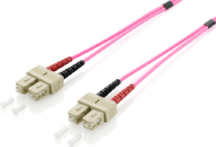 Equip Pro - Patch-Kabel - SC multi-mode (M) bis SC multi-mode (M) - 15 m - Glasfaser